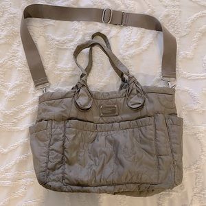 Marc Jacobs Grey Quilted Diaper Bag